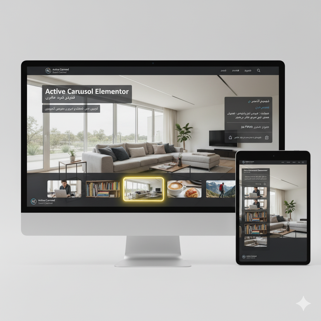 افزونه Active Carousel Elementor
